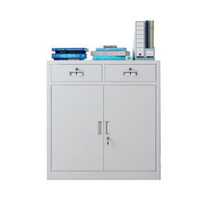 Archivador Metálico de Oficina con Cajones y Puertas con Cerradura, 3 Niveles, Tipo Vertical, Organizador Resistente - Product Image 4