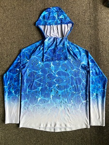 Sweat à capuche de pêche à manches longues avec protection solaire UPF 50 UV, vêtements de pêche pour hommes - Product Image 3