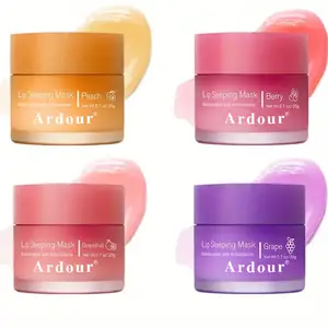 OEM Private Label Fruity Flavor Lip Sleeping Mask Fading Fine Lines Moisturizing Anti-Crack Lip Balm For Day And Night