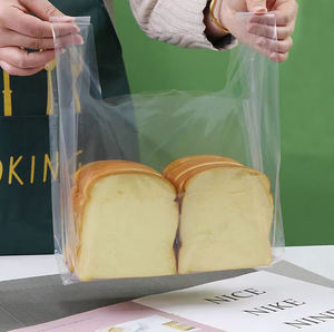 Sac de courses en plastique à prix d'usine, personnalisable avec logo, sac gilet pour emballage alimentaire, idéal pour la livraison de repas en restaurant - Product Image 1