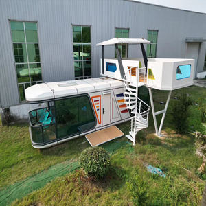 Casa Contenedor Cápsula Espacial de Acero de Lujo S3, Casa Prefabricada Móvil Tipo Cápsula para Hoteles, Villas, Uso en Exteriores, Estilo de Diseño Europeo - Product Image 1