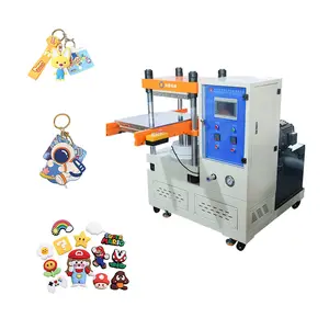 Automatic plate vulcanizing silicone forming machine solid rubber making machine for phone case making wristband making