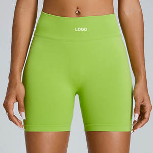 Shorts Deportivos de Cintura Alta al por Mayor, Leggings de Gimnasio con Efecto Push-Up, Leggings Deportivos sin Costuras para Yoga para <span class=keywords><strong>Mujer</strong></span> - Product Image 2
