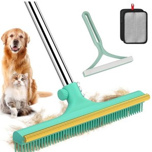 Spazzola Grande in Acciaio Inossidabile per Rimuovere Peli <span class=keywords><strong>di</strong></span> Animali Domestici con Manico Lungo, Rastrello per Tappeti per Cani <span class=keywords><strong>di</strong></span> Taglia Grande - Product Image 5