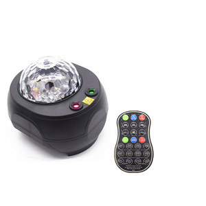 Luz de Proyección de Cielo Estrellado, LED, Bluetooth, Música, Control Remoto USB, Luz Nocturna Redonda, Láser con Efecto de Ondas de Agua, Luz Ambiental - Product Image 3