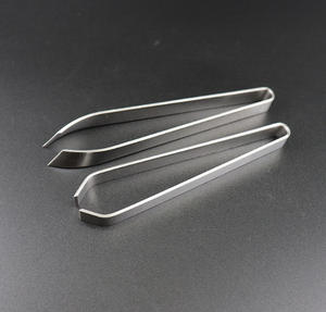 แหนบคีบก้างปลา DFT33 คุณภาพสูง ทำจากสแตนเลส แหนบสแตนเลสแบบแบนและเฉียง คีมคีบ คีมตัด คีมถอดก้างปลา - Product Image 3