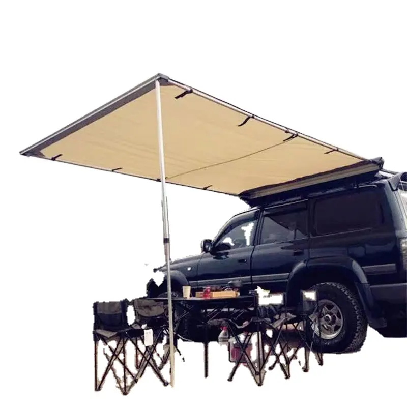 Portable extérieur étanche voiture côté tente Camping Protection solaire voiture montée pliant voiture côté douche tente