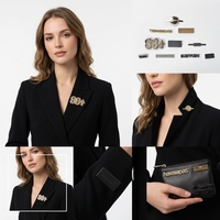 Étiquettes de vêtements en métal découpées au laser et gaufrées de luxe, étiquettes de marque en alliage de zinc de haute qualité, logo personnalisé pour vêtements, jeans et sacs