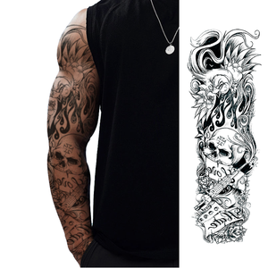 Tuoyan - Tatuajes Temporales de <span class=keywords><strong>Manga</strong></span> Completa, Resistentes al Agua y No Tóxicos, Impresión Digital - Product Image 1