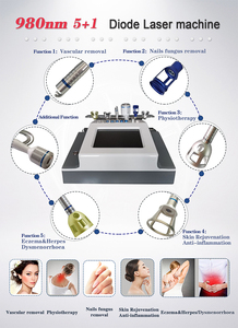 Máquina Láser <span class=keywords><strong>de</strong></span> Diodo 980nm 5+1 para Adelgazamiento, Eliminación <span class=keywords><strong>de</strong></span> Grasa, Eliminación Vascular, Tratamiento <span class=keywords><strong>de</strong></span> Venas Varicosas y Hongos en las Uñas <span class=keywords><strong>de</strong></span> los Pies - Product Image 2