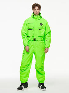 Nuova Tuta da <span class=keywords><strong>Sci</strong></span> con Cappuccio Unisex, Modello Ampio per <span class=keywords><strong>Uomo</strong></span> e Donna, Impermeabile con Isolamento in Piuma, Calda per Snowboard, con Cerniera - Product Image 1