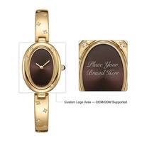 Montre de Luxe Femme Citizen 2026, Étanche 3 ATM, en Acier Inoxydable, Design Ovale 20mm, Mouvement Quartz, Sport et Mode, Charme