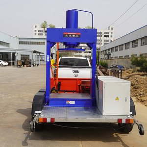 100 tonnes 160 tonnes <span class=keywords><strong>presse</strong></span> à pneus mobile pour chariot élévateur montage de pression de pneu solide démontage avec 8-20 moules bras de levage manuel - Product Image 2