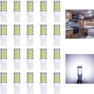 Ampoules LED T10 42 SMD blanches pour éclairage intérieur de tableau de bord de voiture, pour utilisation en véhicule - Product Image 1