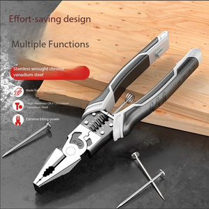 <span class=keywords><strong>Pince</strong></span> industrielle multifonctionnelle spéciale avec poignée en plastique souple pour électricien et bricoleur, dénudeur de <span class=keywords><strong>fils</strong></span> en acier inoxydable - Product Image 3