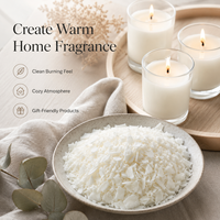 Cire de soja naturelle de luxe faite à la main, flocons de cire en vrac, 100 % pure et biologique pour la fabrication de bougies DIY pour les fêtes