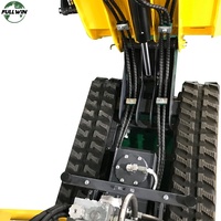 Fullwin Selbst laden 400kg 500kg Tracked Garden Dumper Truck Mini Kipper Crawler Dumper zu verkaufen
