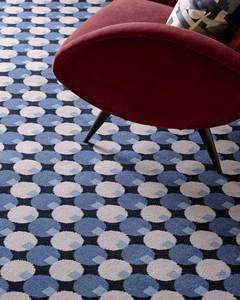 Tapis d'intérieur élégant fait main en laine de Nouvelle-Zélande, tissé à la main, tapis de designer haut de gamme pour les intérieurs modernes, les hôtels, les resorts, les villas - Product Image 2