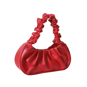 2026 Women's Fashion Versatile Handbag Pleated Cloud Bag French Niche Design Open Polyester New Trendy Shoulder Armpit Bag - Product Image 6