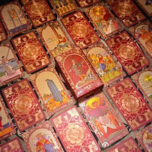 Cartas de Tarot <span class=keywords><strong>Vetter</strong></span> con Lámina Dorada, Impresión a Color, Resistentes al Agua, con Manual de Instrucciones en Inglés, Papel Ecológico y Duradero - Product Image 3