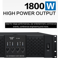Amplificateur de puissance de classe TD à 2 canaux XT-213, 2*1300W 8ohm, pont 3600W, système de sonorisation professionnel pour scène, DJ, amplificateur