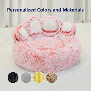 Popular Full-Length Plush Dog Kennel Cat Kennel Dog Pad Bear Paw Pet Kennel Pet Pad Pet Bed Universal Cat Bed Cat Pad