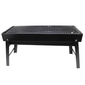 Barbecue à charbon de bois <span class=keywords><strong>portable</strong></span> de style moderne pour l'extérieur en treillis métallique chromé pliable Construction en fer électronique durable - Product Image 1
