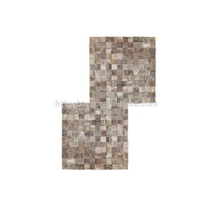 Pannello di decorazione murale 3 d <span class=keywords><strong>Design</strong></span> irregolare pannello mosaico in legno massello effetto 3d - Product Image 3