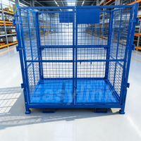 Bacs de rangement pliables en acier thermolaqué personnalisés Easylink, grande capacité 1500 kg, conteneur de chargement pliable OEM