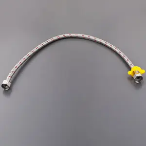 Alta pressão aço inoxidável enrolado fio alto trançado mangueiras metal flexível fole ondulado