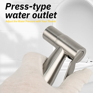 Grifo de bidé de acero inoxidable de diseño moderno 2026 con un solo manillar, agua fría y caliente, control de flujo tipo pistola, multifunción para baño, 3 años de garantía - Product Image 4