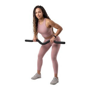 EIGFOH Espagne en stock – Barre d'haltères durable en fonte avec surface en silicone de qualité supérieure, équilibre de gravité central pour la maison, la gym, le yoga et l'exercice - Product Image 6