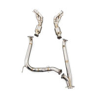 Collecteur d'échappement haute performance en acier inoxydable 304, compatible avec les modèles Toyota Hilux 4.0 (1GR-FE V6) 2005-2012, installation parfaite