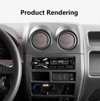 Reproductor MP3 1Din, Radio Estéreo, Llamadas BT, 2 Puertos USB, AUX, FM, AM, Unidad Principal, Amplificador, Control Remoto, Sin Pérdidas, Universal para Auto