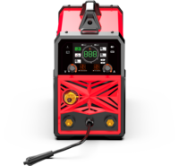 Soldadora LETSWELD Syn MIG/MAG/MMA/ARC, 13 kg, 140-220 A, 110/220 V, Pantalla LCD, 5 en 1, Nueva, 7.7 kVA