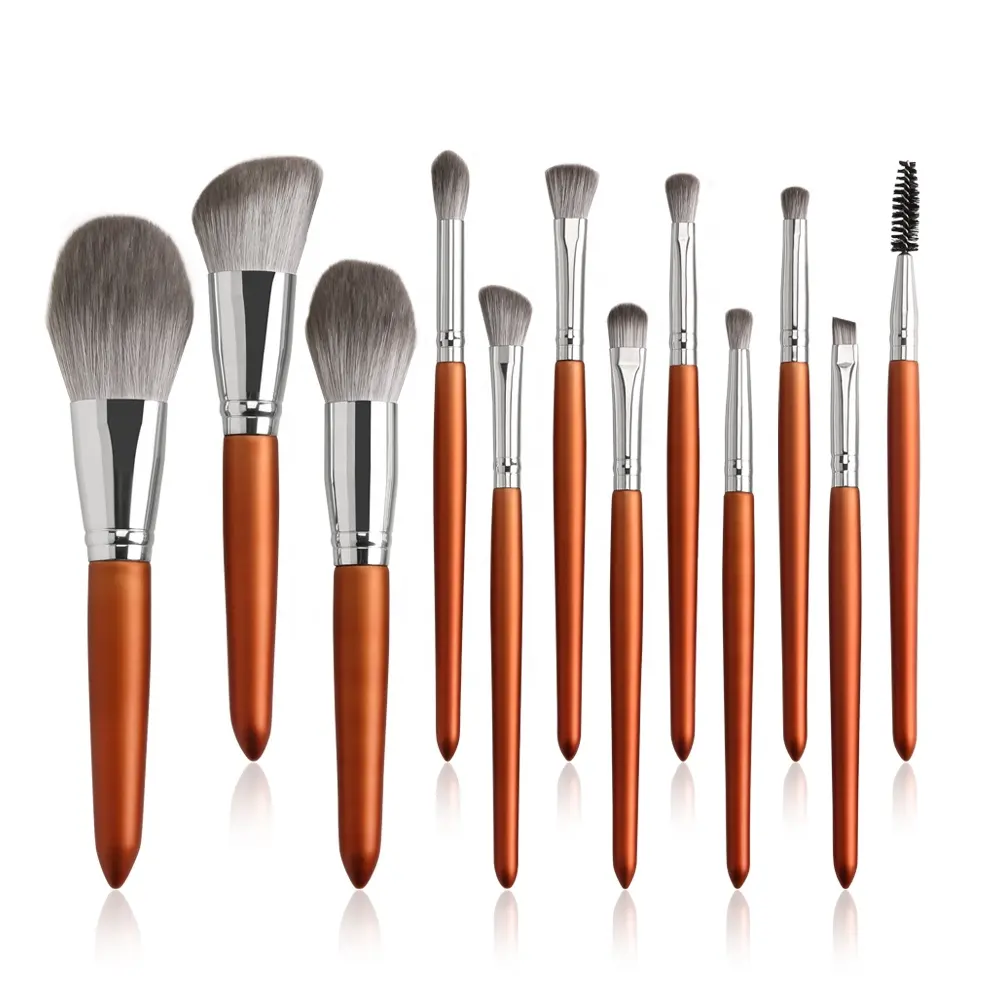 Best Quality Soft Face Wooden Handle Contour Concealer Eye Makeup Brush Set