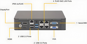 เซิร์ฟเวอร์ขนาดเล็ก Supermicro SuperServer E200-9B รุ่นใหม่ล่าสุด - 1 ซีพียู Intel Pentium N3700 Quad-core (4 คอร์) 1.6-2.4GHz มีสินค้าในสต็อก - Product Image 6