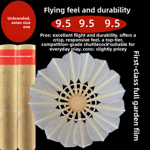 Volants de <span class=keywords><strong>badminton</strong></span> en plumes de canard rouges Yasi Yawi non marqués, sélection de Lin Li, avec base en liège composite, économiques et durables pour l'entraînement au <span class=keywords><strong>badminton</strong></span> - Product Image 6