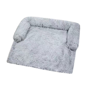 Cama Redonda para Perro de 40 cm, Ecológica, de Piel Sintética con Relleno de Algodón, Cálida, Afelpada, en Forma de Donut, Lavable, para Todas las Estaciones, con Diseño Sólido - Product Image 1