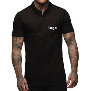 2025 gros pull Fitness Sport Polo Logo personnalisé mode hommes mince Golf Polo chemise - Product Image 1
