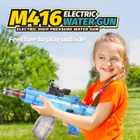 Pistolet à eau électrique longue portée 2025 avec jouet interactif, pistolet à eau d'été entièrement automatique, jouets absorbant l'eau pour enfants