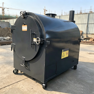 Fourneau de carbonisation horizontal compact et économique pour la production de charbon de bois de bois et de charbon de barbecue - Product Image 4