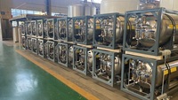 Nouvelle technologie de pointe, cylindre de hélium liquide cryogénique de 110 litres, en acier inoxydable personnalisé, écologique, haute qualité, sous pression