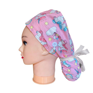 หมวกคลุมผมยาว หมวกผ่าตัด ผ้าทวิล ผ้าฝ้ายแท้ พิมพ์ลาย หมวกทำงาน หมวกแพทย์หญิง ชุดส<span class=keywords><strong>ครับ</strong></span>อนามัย <span class=keywords><strong>ส</strong></span>ำหรับใช้ในโรงพยาบาล - Product Image 1