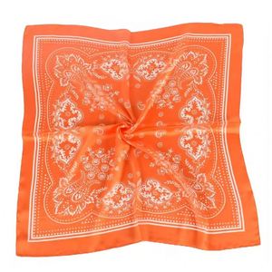 Wholesale Fanni Women 27'' Satin Silk Feeling Retro Paisley Vintage Printing European American Style All-season Head <b>Bandana</b> - Product Image 2