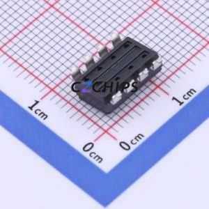 DIS04GE DIP Switch SMD-8P,6x10.6mm Switch Single Pole Single Throw 4 2.54mm 25mA - Product Image 2