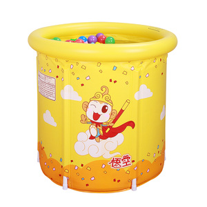 <span class=keywords><strong>Baignoire</strong></span> <span class=keywords><strong>gonflable</strong></span> pliable en PVC, Design Unique, Portable, pour bébé - Product Image 1