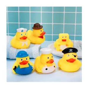 Set Van 15 Stuks Innovatieve Mini Float Piepende Baby Bad Eenden Schattige Douche Eend Speelgoed Auto Decoratie Feestartikelen