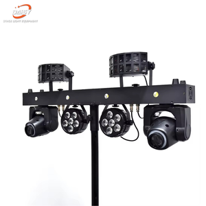 Gigbar Set Effect DJ RGB Disco Luces Equipo de iluminación de escenario Cabeza móvil Led Par Luces de fiesta - Product Image 3