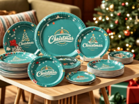 Assiettes en papier jetables personnalisées en gros, vente chaude d'usine
